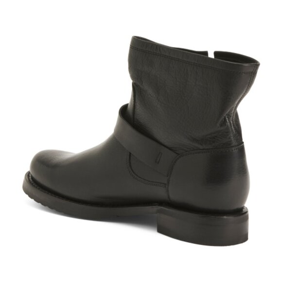 NEW FRYE Leather Veronica Booties black for women 1367mn - Picture 3 of 10